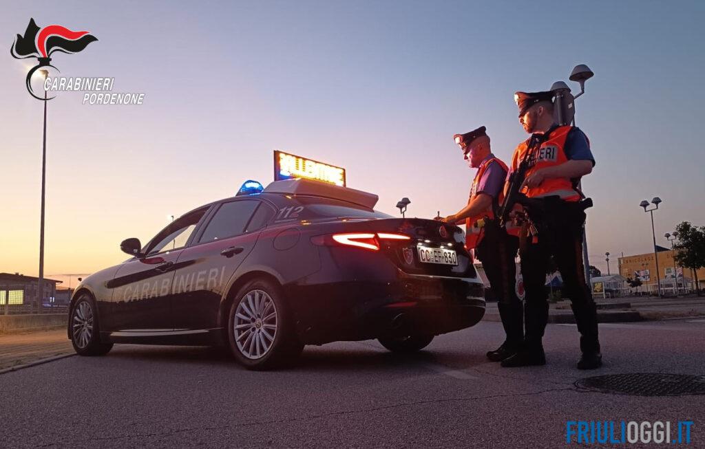 Dall’incendio appiccato nel bosco ai furti e alle minacce: 56enne arrestato a Cordenons