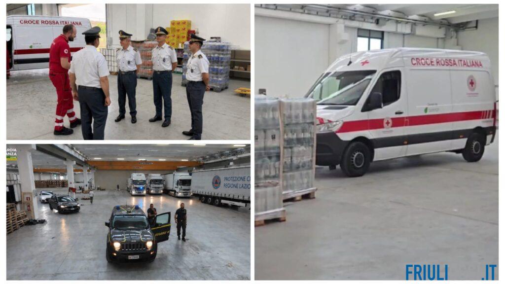 I beni sequestrati nella fabbrica illegale di sigarette a Spilimbergo diventano aiuti nelle emergenze