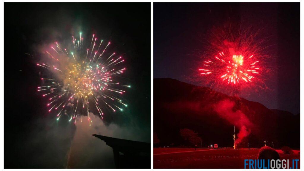 Incendio sul Monte Amariana, annullati i fuochi d’artificio a Trasaghis