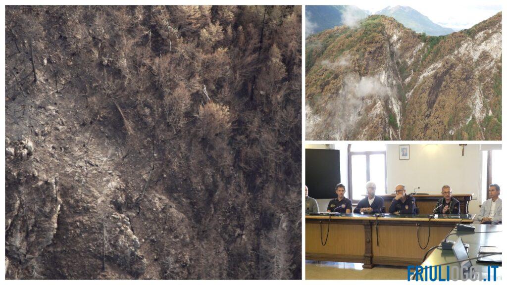 Incendi in Carnia, quasi 3 milioni di litri d’acqua sulle fiamme: il bilancio dell’emergenza