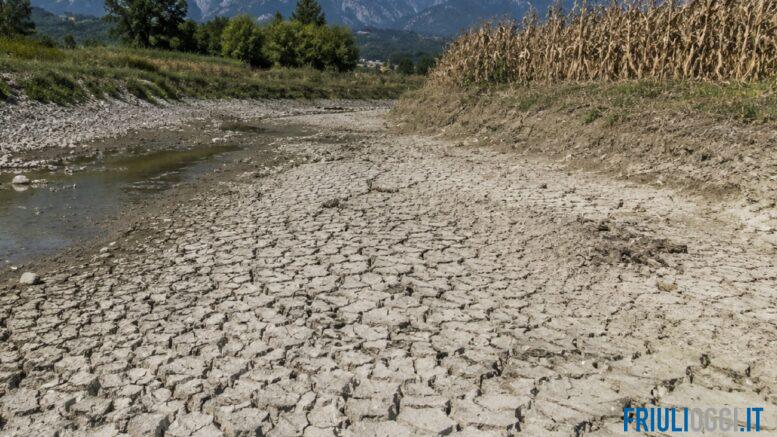 Siccità sempre più grave in Friuli Venezia Giulia, la Regione chiede lo stato d’emergenza