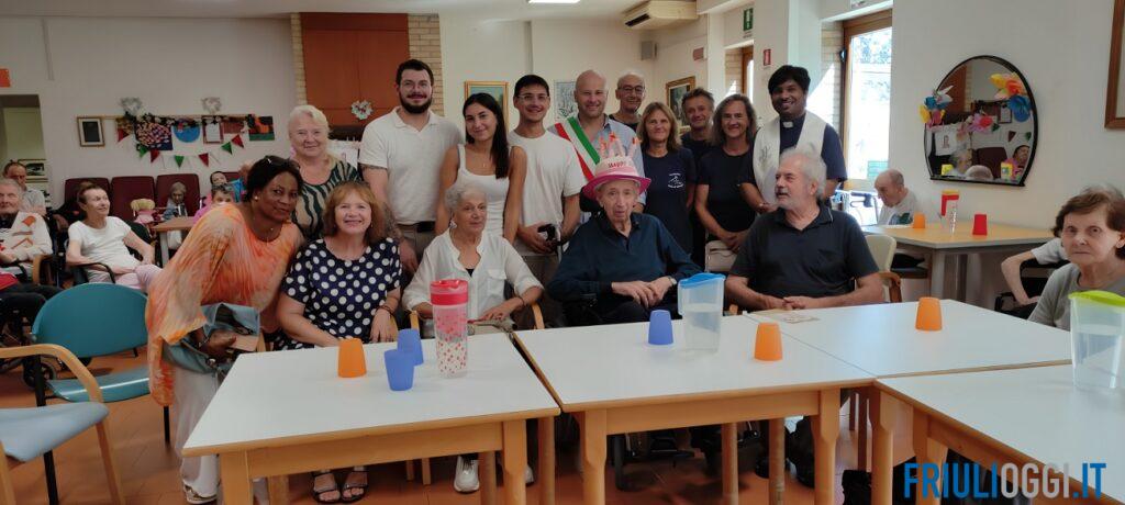 Festa a Pinzano per Egidio Scatton: l’ex falegname spegne 103 candeline