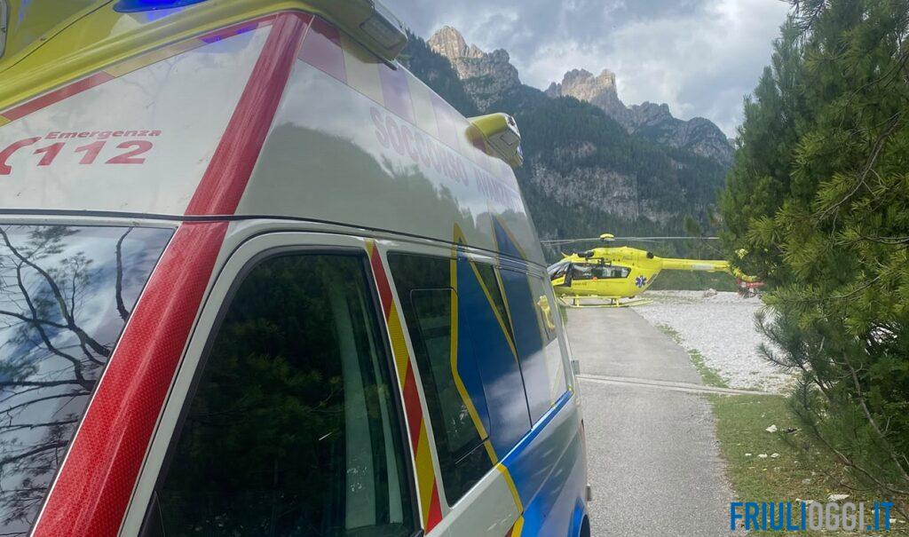 Incidente sul lavoro in malga: 49enne elitrasportato in ospedale a Udine
