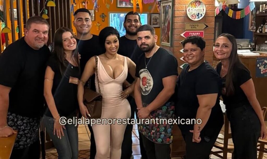 Cardi B a cena a Basaldella con Okoye: serata messicana tra nachos, churros e balli