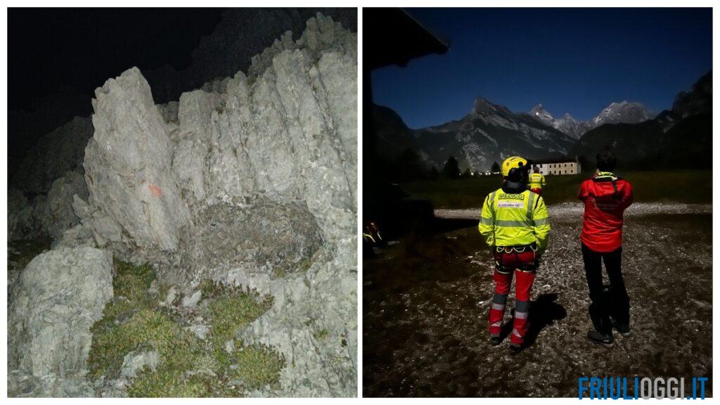 Bloccate dal buio sul Monte Duranno, due giovani escursioniste recuperate nella notte