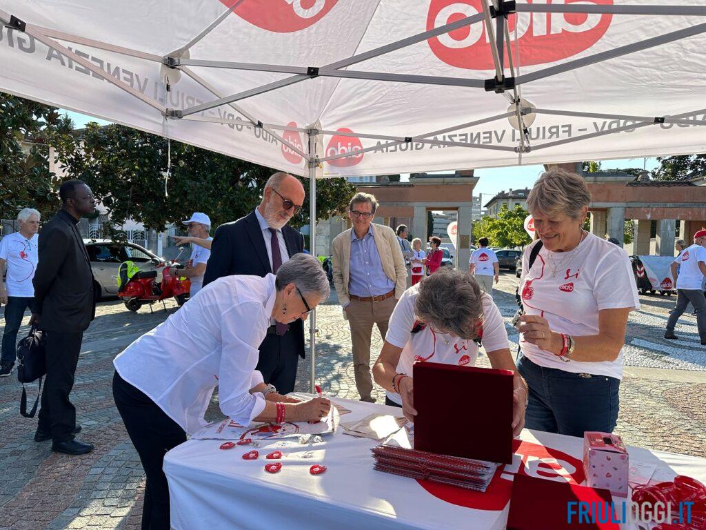 Udine, inaugurato il Giardino della Riconoscenza: “La cultura del dono va diffusa”