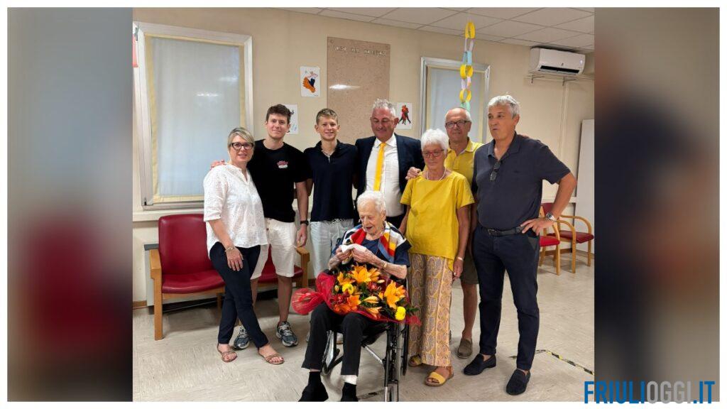 Angela Basso compie 101 anni, gli auguri di Pordenone e Cordenons