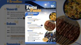 Locandina della Festa del Ponte 2026 a Braulins
