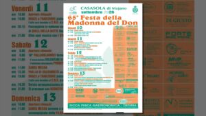 Locandina della Festa della Madonna del Don 2026 a Casasola di Majano