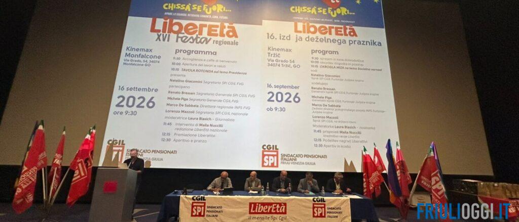 Festa di Liberetà, l’allarme dello Spi Cgil: il 45% delle pensioni in Fvg è sotto i 1000 euro