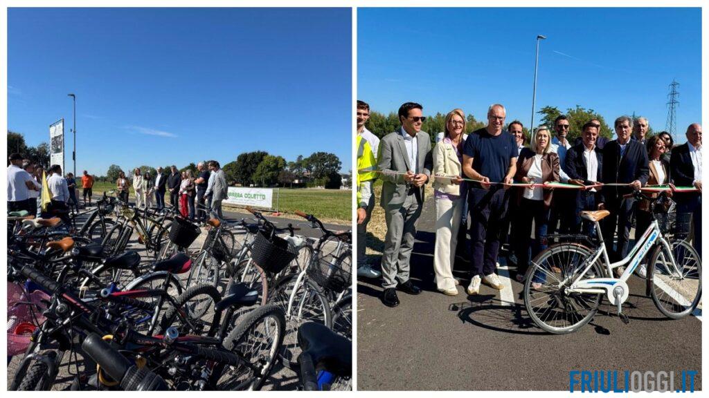 Inaugurato il nuovo tratto della ciclovia Trieste-Lignano-Venezia: 16 km tra laguna e fiume Stella