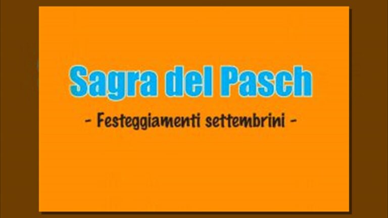 Immagine ufficiale della 49ª Sagra del Pasch a Cordenons