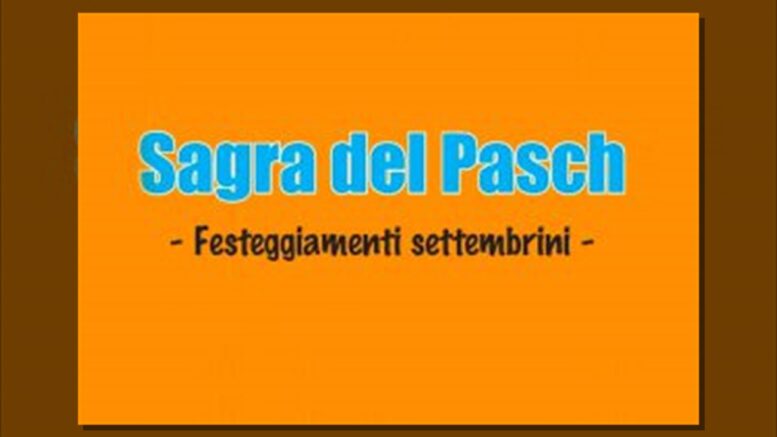 Immagine ufficiale della 49ª Sagra del Pasch a Cordenons