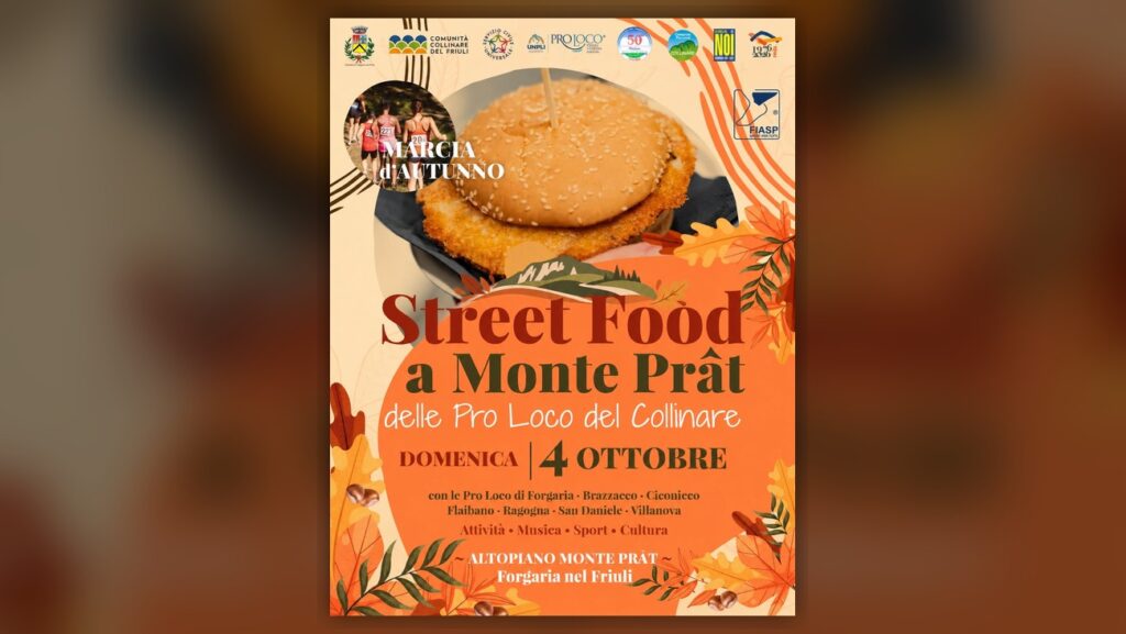 Locandina ufficiale di Street Food a Monte Prât 2026