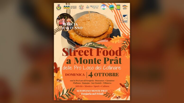 Locandina ufficiale di Street Food a Monte Prât 2026