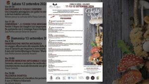 Locandina della Festa dei Funghi 2026 a Forni di Sopra