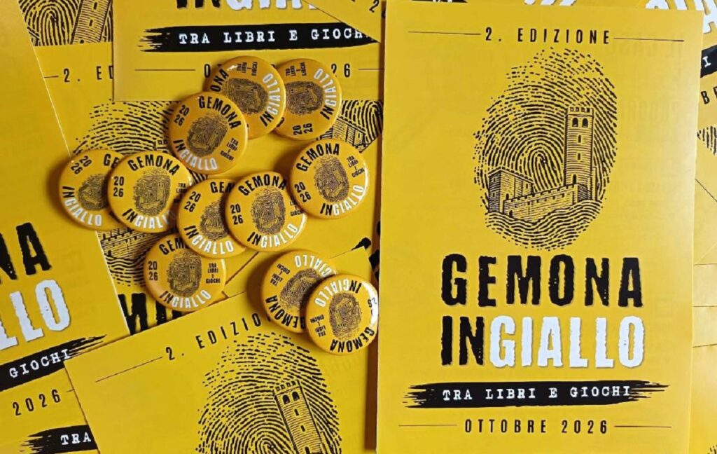 Gemona si tinge di giallo: misteri, libri e giochi invadono il centro storico