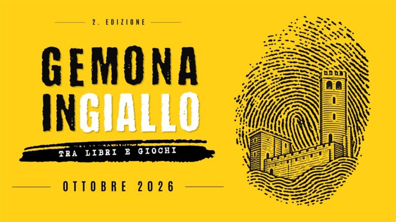 Locandina ufficiale di Gemona in Giallo 2026