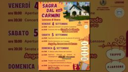Locandina della Sagre dal Carmini 2026 a Lenzone di Ovaro
