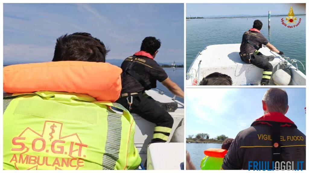 Malore sull’isola di Barbana, donna soccorsa e trasportata in ospedale