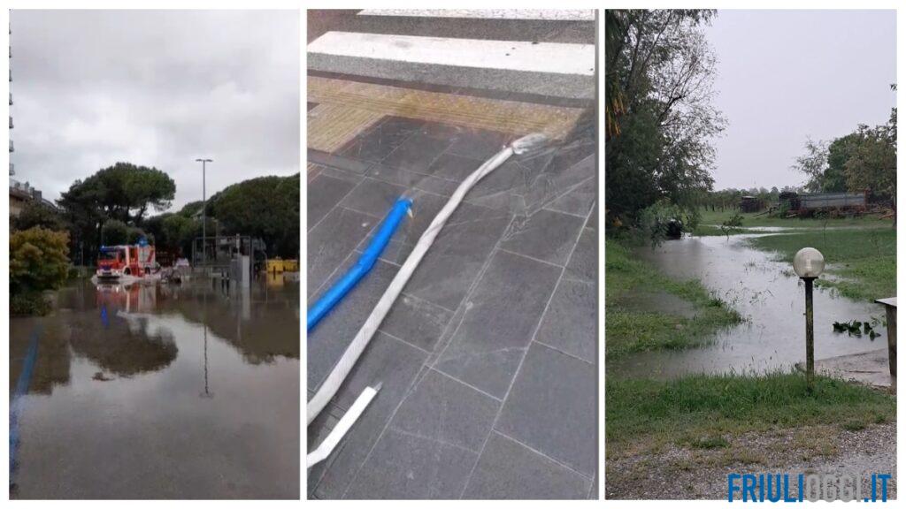 Maltempo, l’allerta meteo sale ad arancione: piogge intense sulla Bassa Friulana, sulla costa e a Trieste