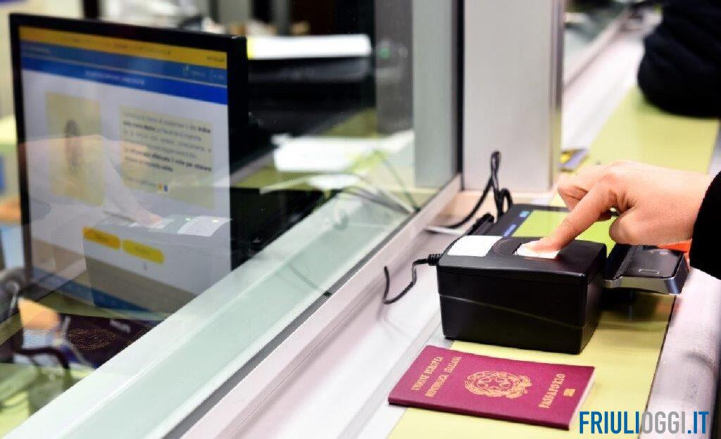 Oltre 2.150 passaporti richiesti alle Poste: Latisana, Gemona e Cervignano in testa