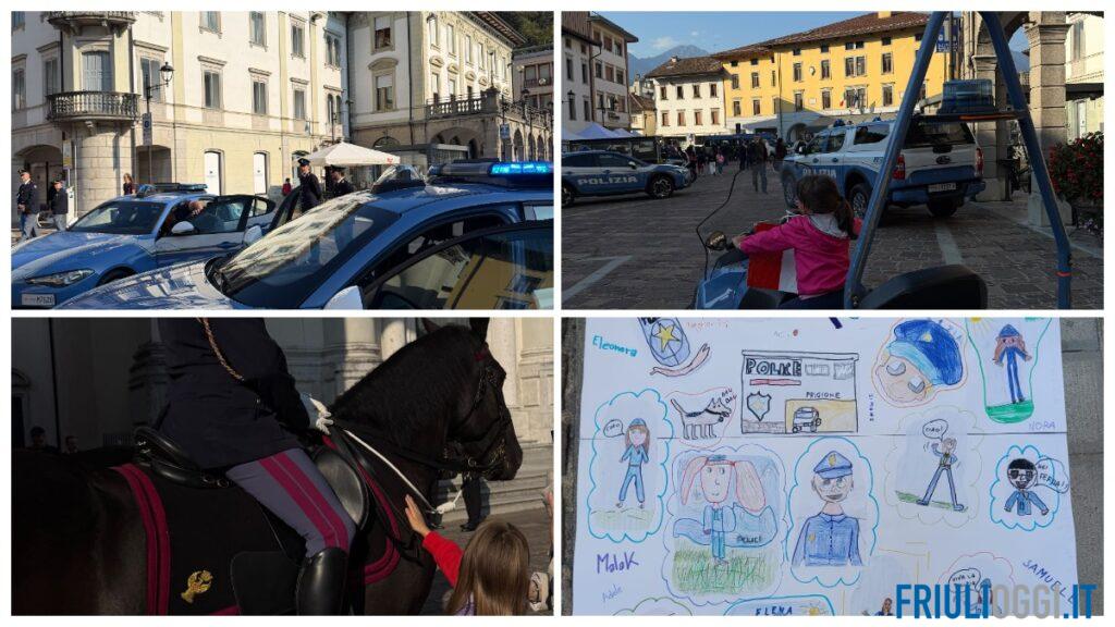 La Polizia festeggia San Michele: a Tolmezzo la cerimonia con bambini e associazioni