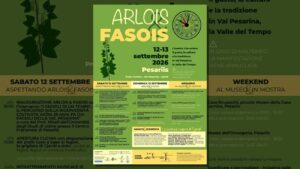 Locandina di Arlois e Fasois 2026 a Pesariis