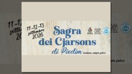 Locandina della Sagra dei Cjarsons 2026 a Piedim