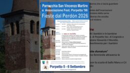Locandina della Fieste dal Perdon 2026 a Porpetto