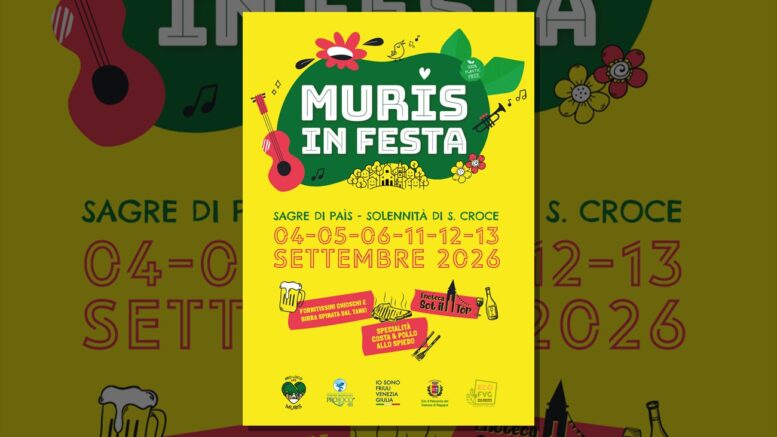 Locandina di Muris in Festa 2026 a Ragogna