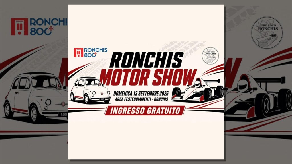 Locandina del Ronchis Motor Show 2026