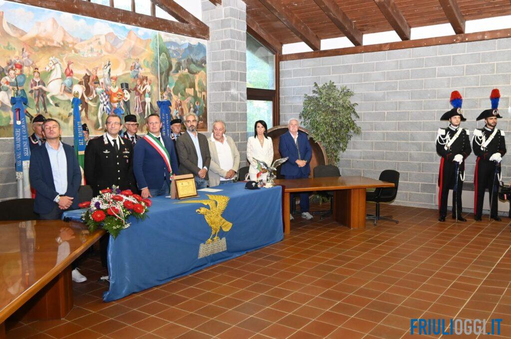 Taipana, cittadinanza onoraria all’Arma dei carabinieri nel 50esimo del terremoto