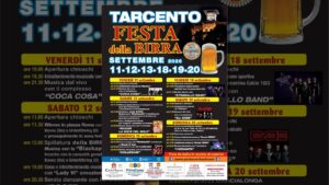 Locandina della Festa della Birra 2026 a Tarcento
