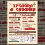 Locandina della 32ª Sagra di Cadunea a Tolmezzo