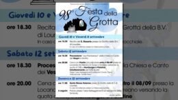 Locandina della Festa della Grotta 2026 a Torreano