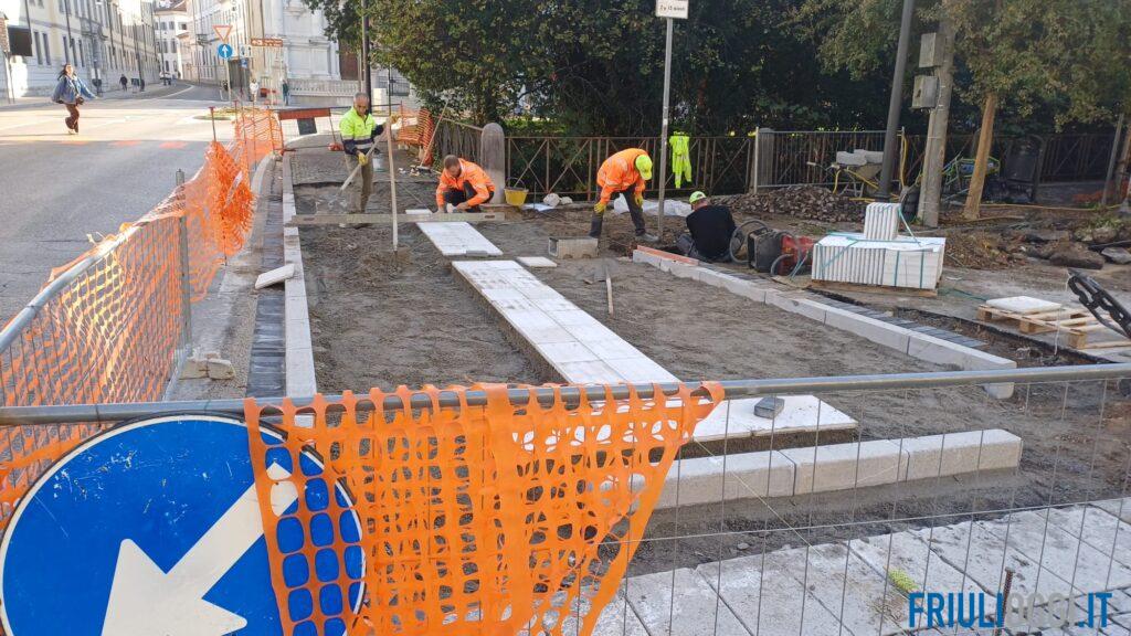 Piazza Patriarcato più sicura per i pedoni, lavori senza chiusure al traffico