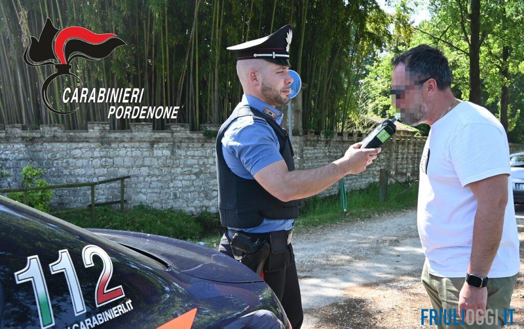 Alcol e droga al volante, controlli nel Pordenonese: 17 patenti ritirate in meno di due mesi