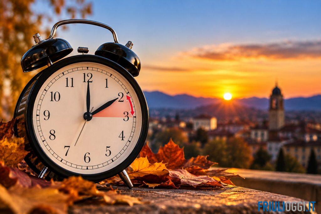 Questa notte torna l’ora solare, un’ora di sonno in più ma farà buio prima