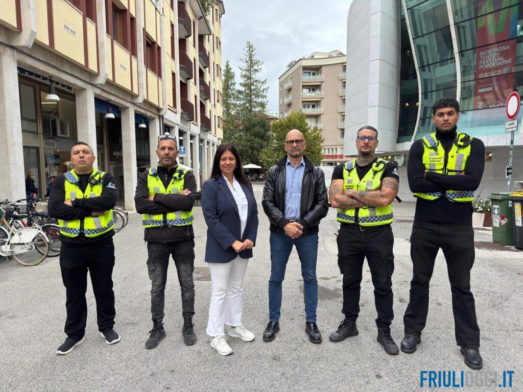 Steward in strada tutte le sere fino a mezzanotte: ecco le zone presidiate a Pordenone