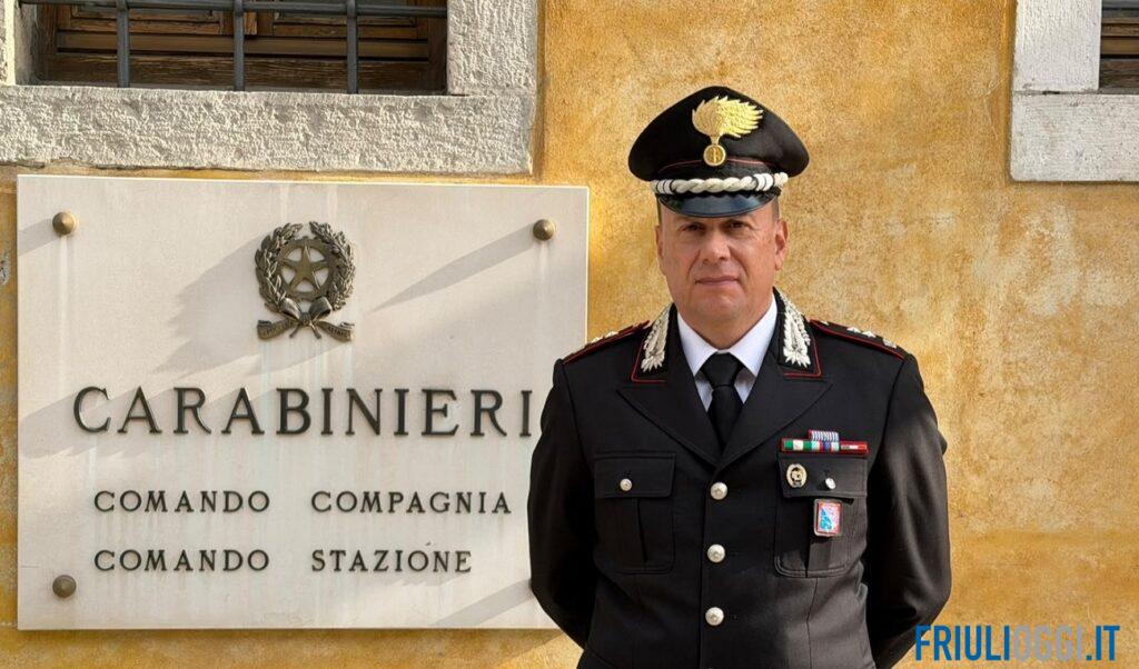 Fabio Gentilini è il nuovo comandante dei carabinieri di Palmanova
