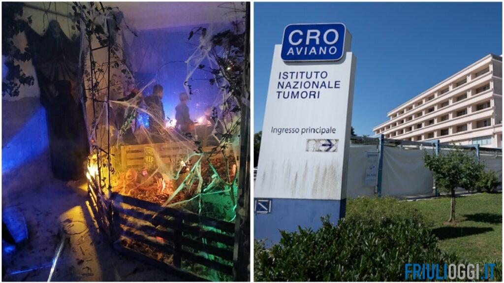 Halloween a Ronchis, tra brividi e solidarietà: Luca e Maurizio aiutano la ricerca del Cro