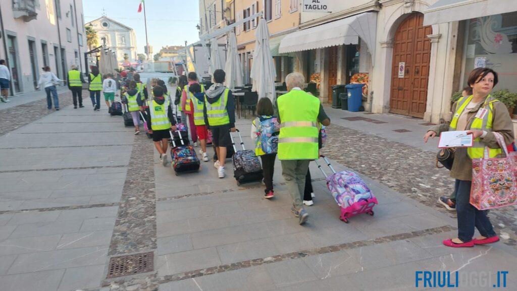 Riparte il progetto Pedibus di Palmanova: 30 i bambini iscritti, 18 i volontari