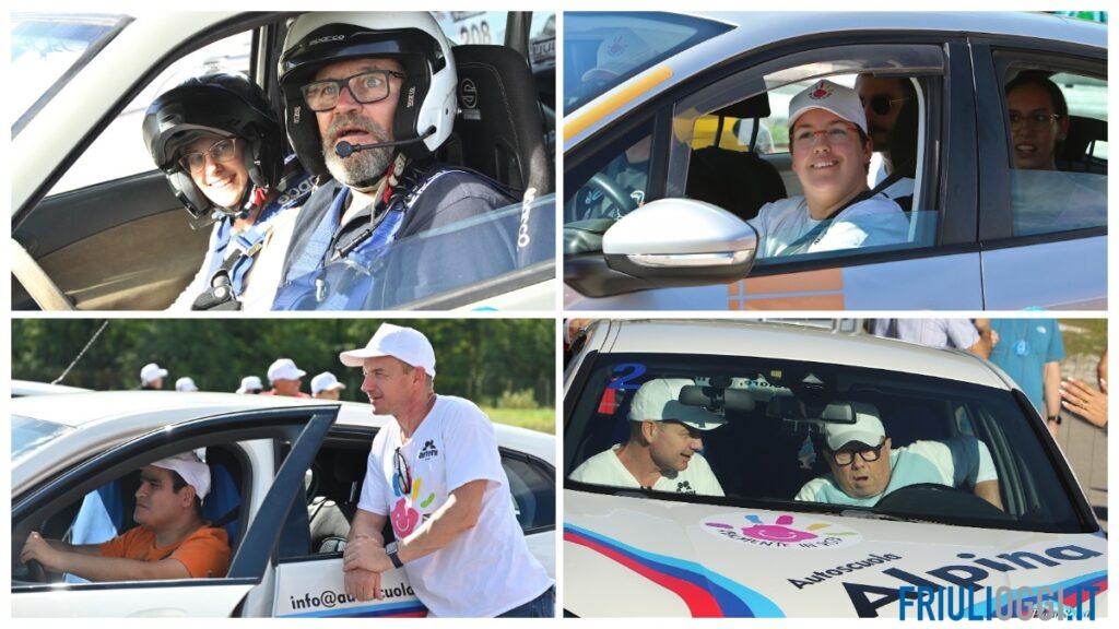 A Tolmezzo 60 persone con disabilità piloti per un giorno: torna Abilmente in pista