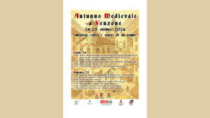 Locandina ufficiale di Autunno Medievale 2026 a Venzone