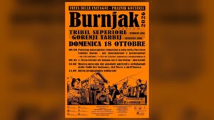 Locandina ufficiale del Burnjak 2026 a Tribil Superiore di Stregna