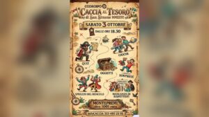 Locandina ufficiale della Caccia al Tesoro di San Simone 2026 a Codroipo