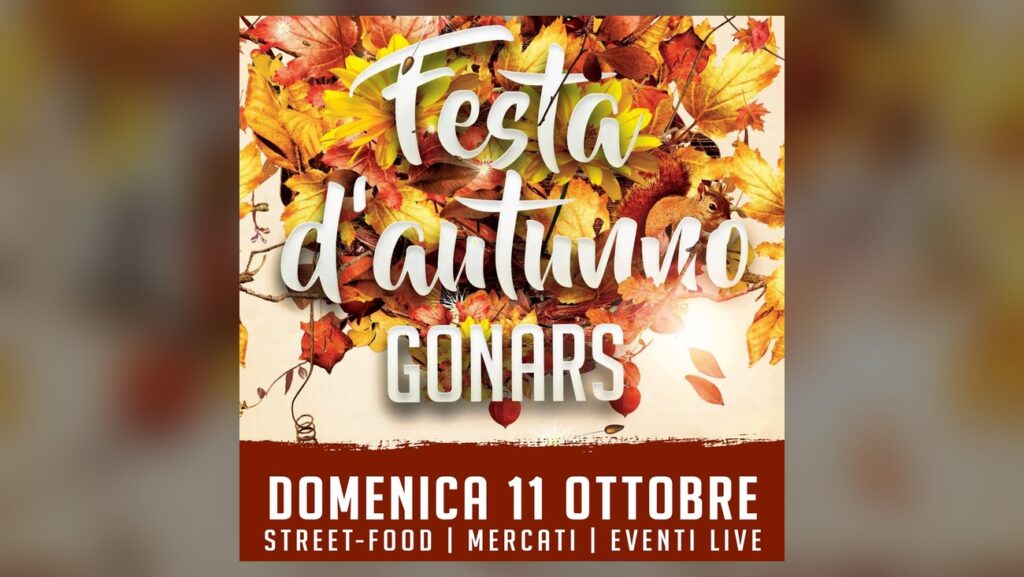 Immagine ufficiale della Festa d’Autunno 2026 a Gonars