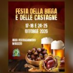 Locandina ufficiale della Festa della Birra e delle Castagne 2026 a Moruzzo