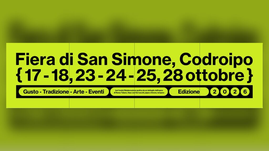Programma ufficiale della Fiera di San Simone 2026 a Codroipo